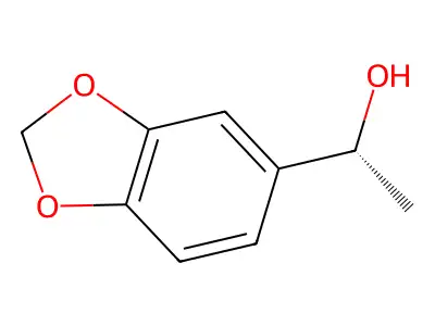 1-(1,3-Dioxaindan-5-yl)ethan-1-ol structure