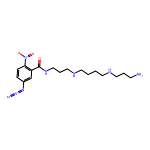 (5-Azido-2-nitrobenzoyl)spermine structure