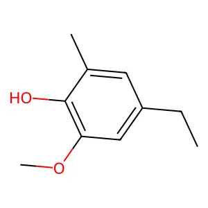 4-Ethyl-2-methoxy-6-methylphenol structure