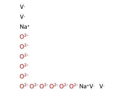 Sodium tetravanadate structure