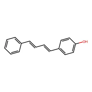 4-(4-Phenyl-1,3-butadienyl)phenol structure