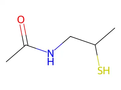 N-(2-Sulfanylpropyl)ethanimidic acid structure