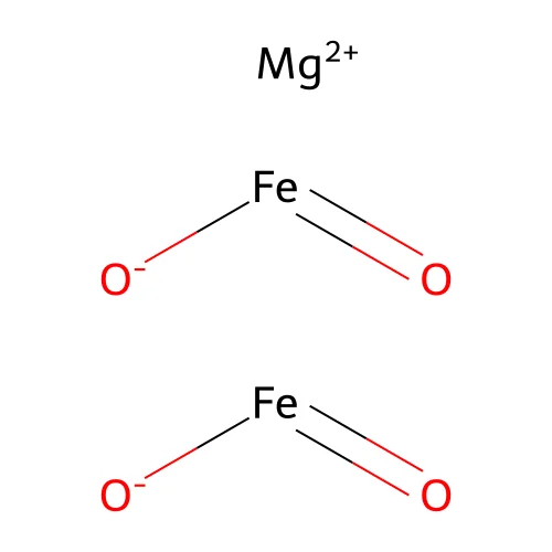 Diiron magnesium tetraoxide structure