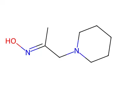 N-(1-piperidin-1-ylpropan-2-ylidene)hydroxylamine structure
