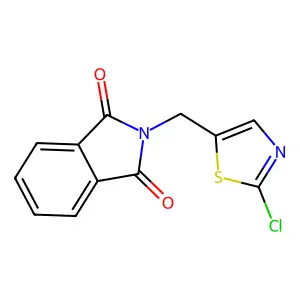2-[(2-Chloro-1,3-thiazol-5-yl)methyl]-1H-isoindole-1,3(2H)-dione structure