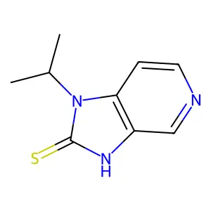 1,3-Dihydro-1-(1-methylethyl)-2H-imidazo[4,5-c]pyridine-2-thione structure