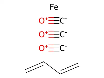 Iron, (1,3-butadiene)tricarbonyl- structure