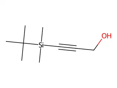 3-[Tert-butyl(dimethyl)silyl]prop-2-yn-1-ol structure