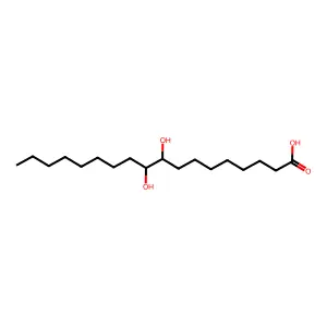 9,10-Dihydroxystearic acid structure