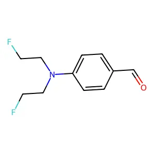 4-(Bis(2-fluoroethyl)amino)benzaldehyde structure