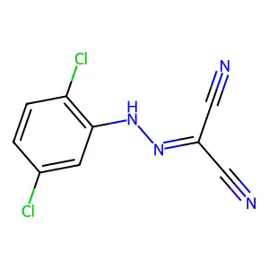 Propanedinitrile, ((2,5-dichlorophenyl)hydrazono)- structure