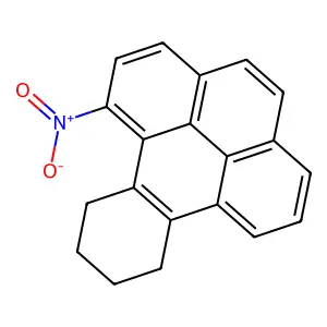 1-Nitro-9,10,11,12-tetrahydrobenzo(e)pyrene structure