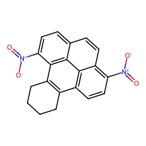 Benzo(e)pyrene, 9,10,11,12-tetrahydro-1,6-dinitro- structure