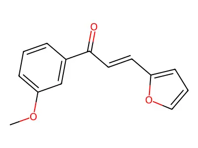 3-(2-Furyl)-1-(3-methoxyphenyl)prop-2-en-1-one structure