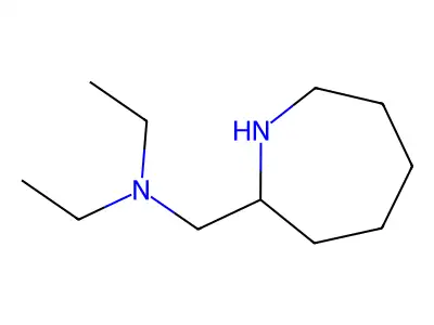 N-(2-Azepanylmethyl)-N-ethylethanamine structure