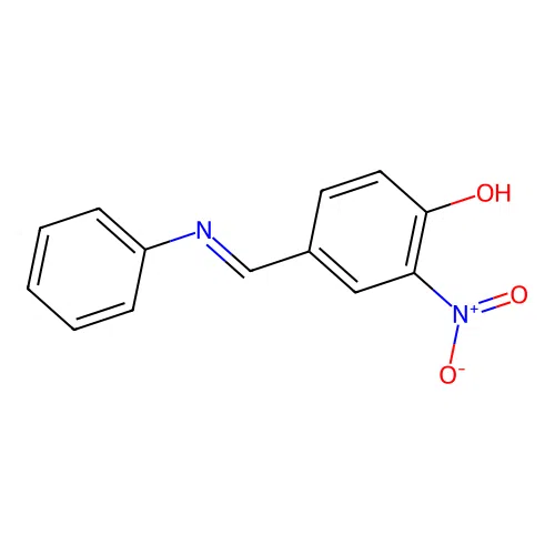 2-Nitro-alpha-phenylimino-para-cresol structure
