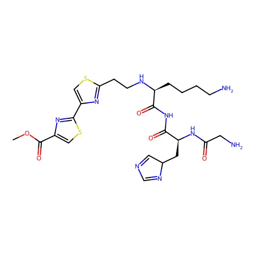 N-Gly-his-lys-2-mcbea structure