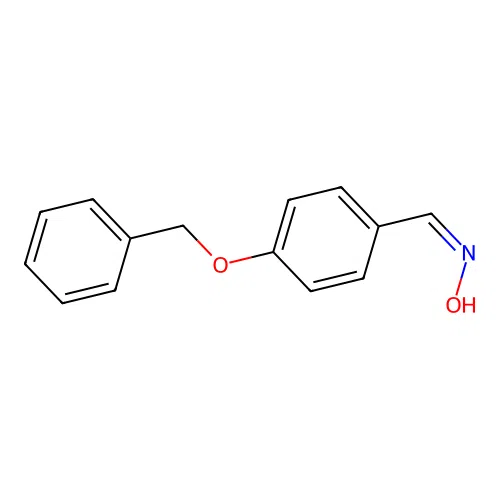 (Z)-4-(benzyloxy)benzaldehyde oxime structure