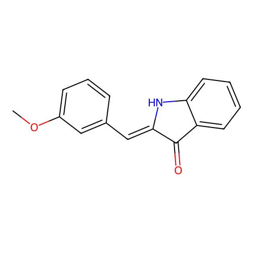 2-[(3-methoxyphenyl)methylidene]-1H-indol-3-one structure