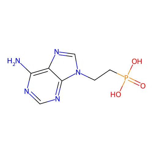 2-(6-Aminopurin-9-yl)ethylphosphonic acid structure