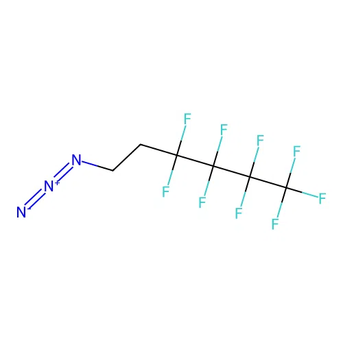 6-Azido-1,1,1,2,2,3,3,4,4-nonafluorohexane structure