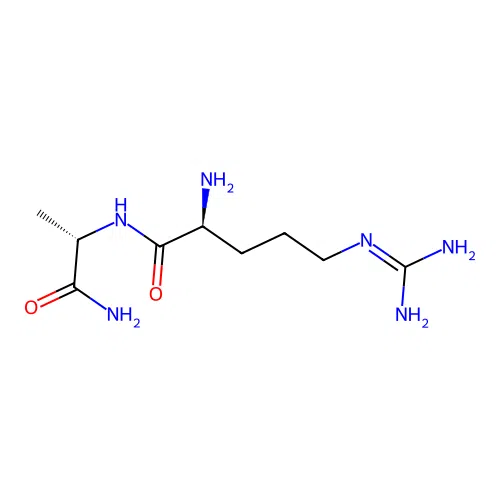 H-Arg-Ala-NH2 structure