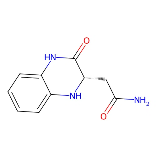 (S)-2-(3-oxo-1,2,3,4-tetrahydroquinoxalin-2-yl)acetamide structure