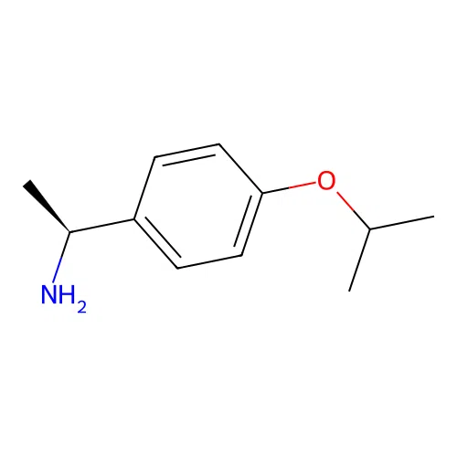 (1S)-1-(4-(propan-2-yloxy)phenyl)ethan-1-amine structure