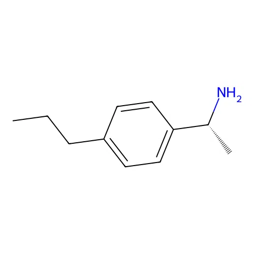 (1R)-1-(4-propylphenyl)ethanamine structure