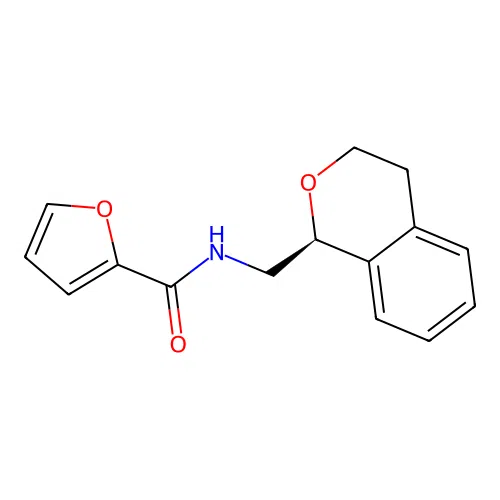 (S)-N-(isochroman-1-ylmethyl)furan-2-carboxamide structure
