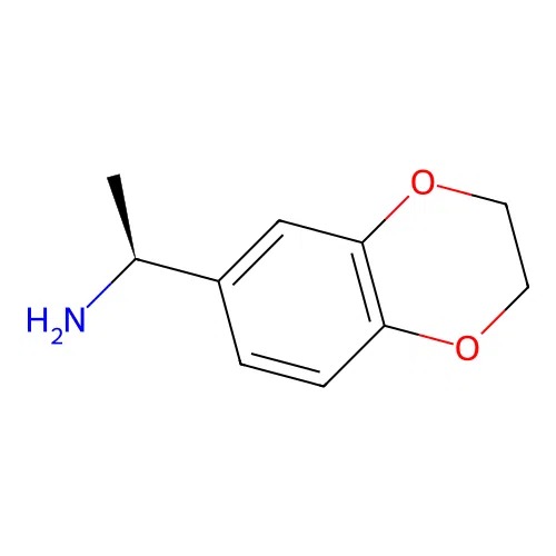 (1S)-1-(2,3-dihydro-1,4-benzodioxin-6-yl)ethan-1-amine structure