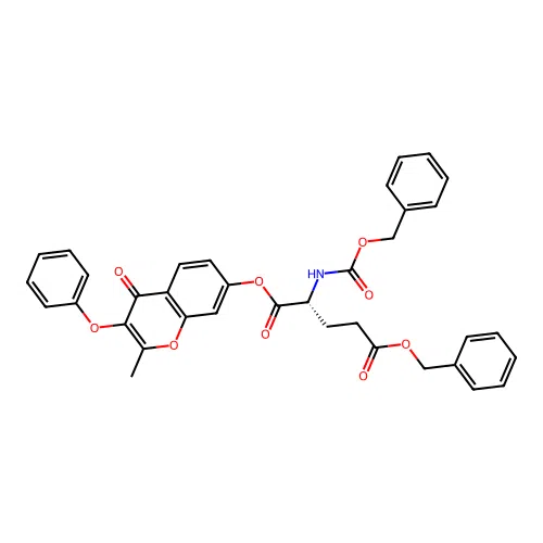 C36H31NO9 structure