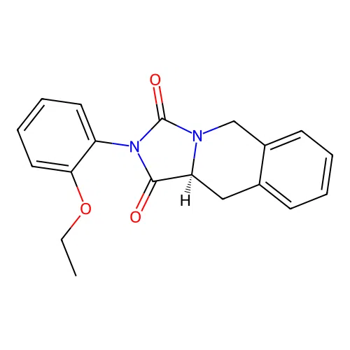 (S)-2-(2-ethoxyphenyl)-10,10a-dihydroimidazo[1,5-b]isoquinoline-1,3(2H,5H)-dione structure