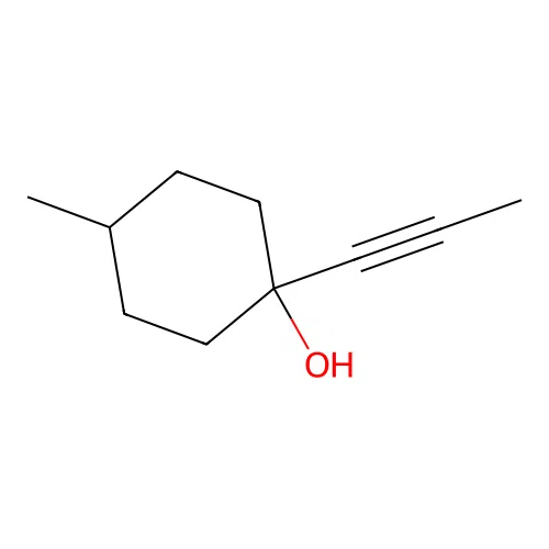 4-Methyl-1-(1-propynyl)cyclohexanol structure