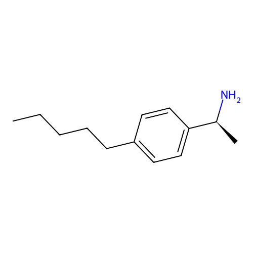 (1S)-1-(4-pentylphenyl)ethanamine structure