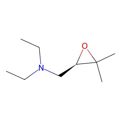 (R)-N-((3,3-dimethyloxiran-2-yl)methyl)-N-ethylethanamine structure