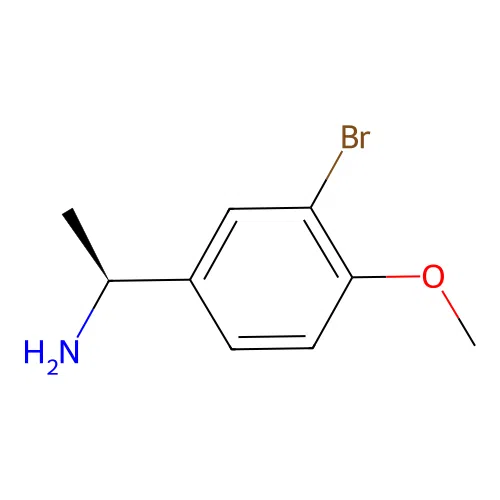 (1S)-1-(3-bromo-4-methoxyphenyl)ethan-1-amine structure