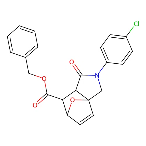 C22H18ClNO4 structure