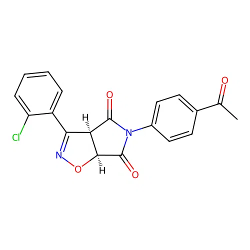C19H13ClN2O4 structure