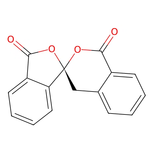 (R)-3H-spiro[isobenzofuran-1,3'-isochroman]-1',3-dione structure