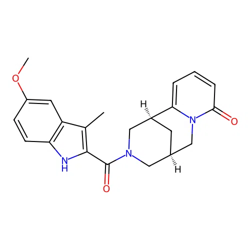 C22H23N3O3 structure