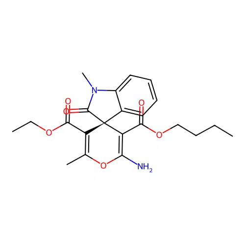 C22H26N2O6 structure