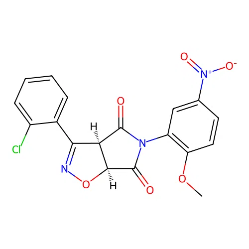 C18H12ClN3O6 structure