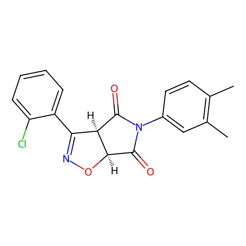 C19H15ClN2O3 structure