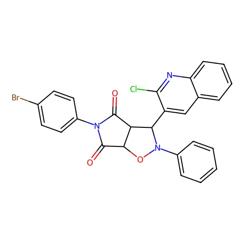 C26H17BrClN3O3 structure