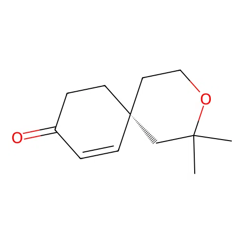(S)-2,2-dimethyl-3-oxaspiro[5.5]undec-7-en-9-one structure
