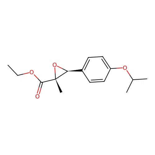 (2R,3S)-ethyl 3-(4-isopropoxyphenyl)-2-methyloxirane-2-carboxylate structure