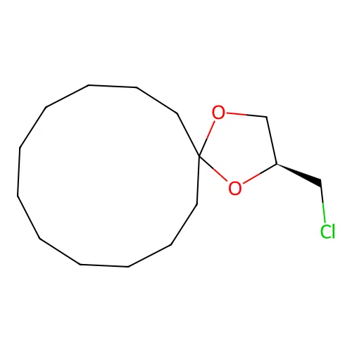 (S)-2-(chloromethyl)-1,4-dioxaspiro[4.11]hexadecane structure