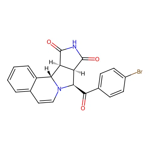 C21H15BrN2O3 structure