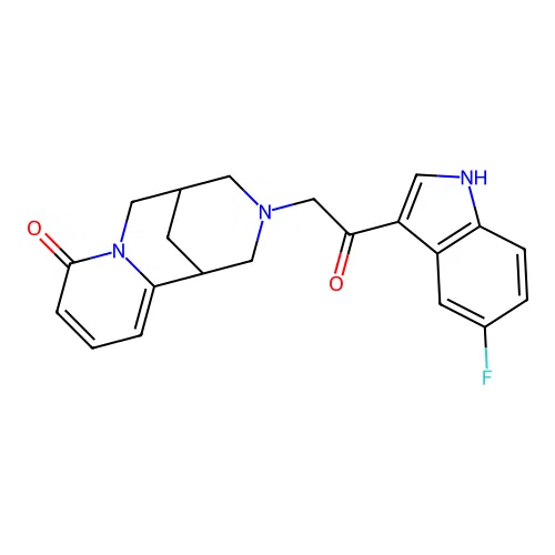 Chemical Compound (C21H20FN3O2) structure